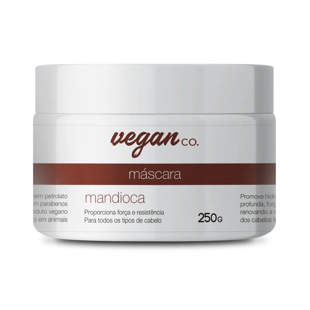 Máscara Força Mandioca VeganCo