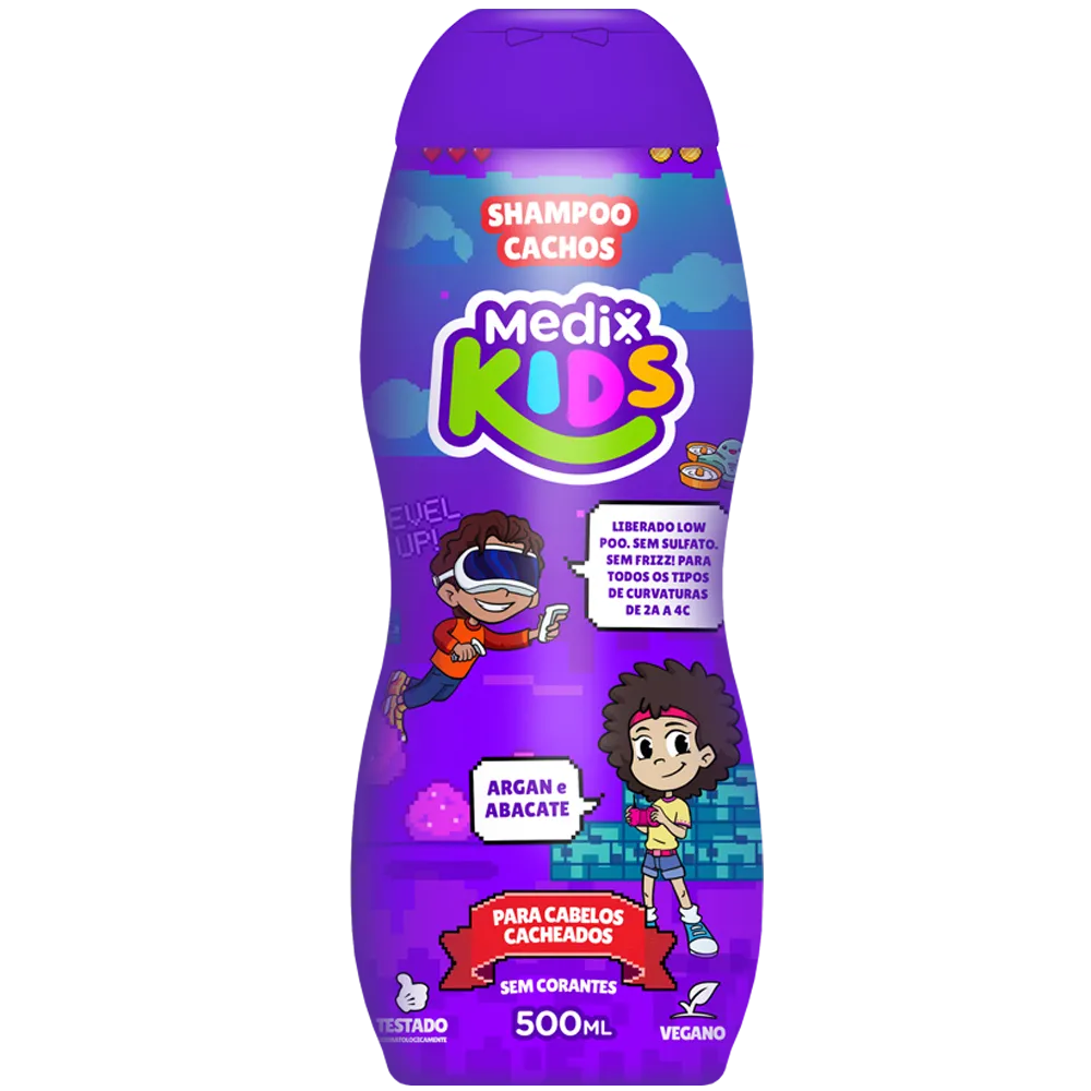 Shampoo Cachos Medix Kids 500ml