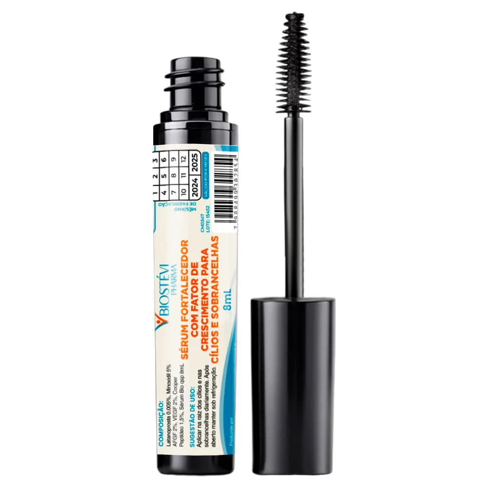 Sérum com fator de crescimento e Latanaprosta para cílios e sobrancelhas 8 ml
