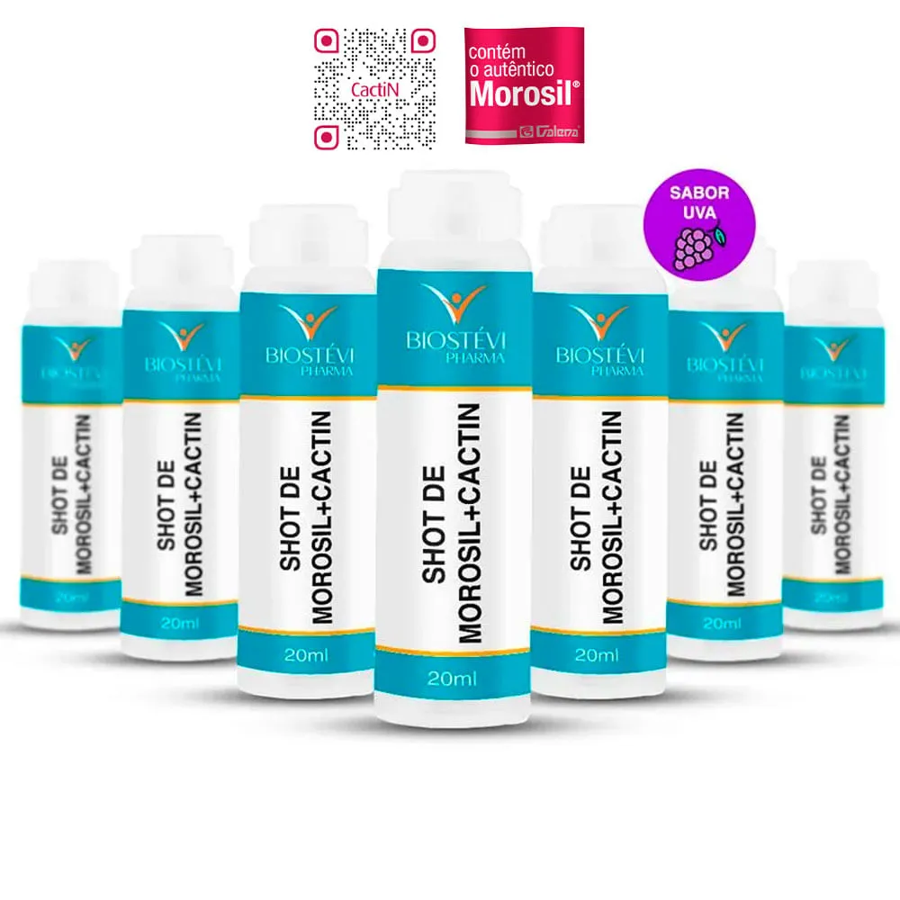Shot de Morosil 500mg + Cactin 500mg 15 Doses
