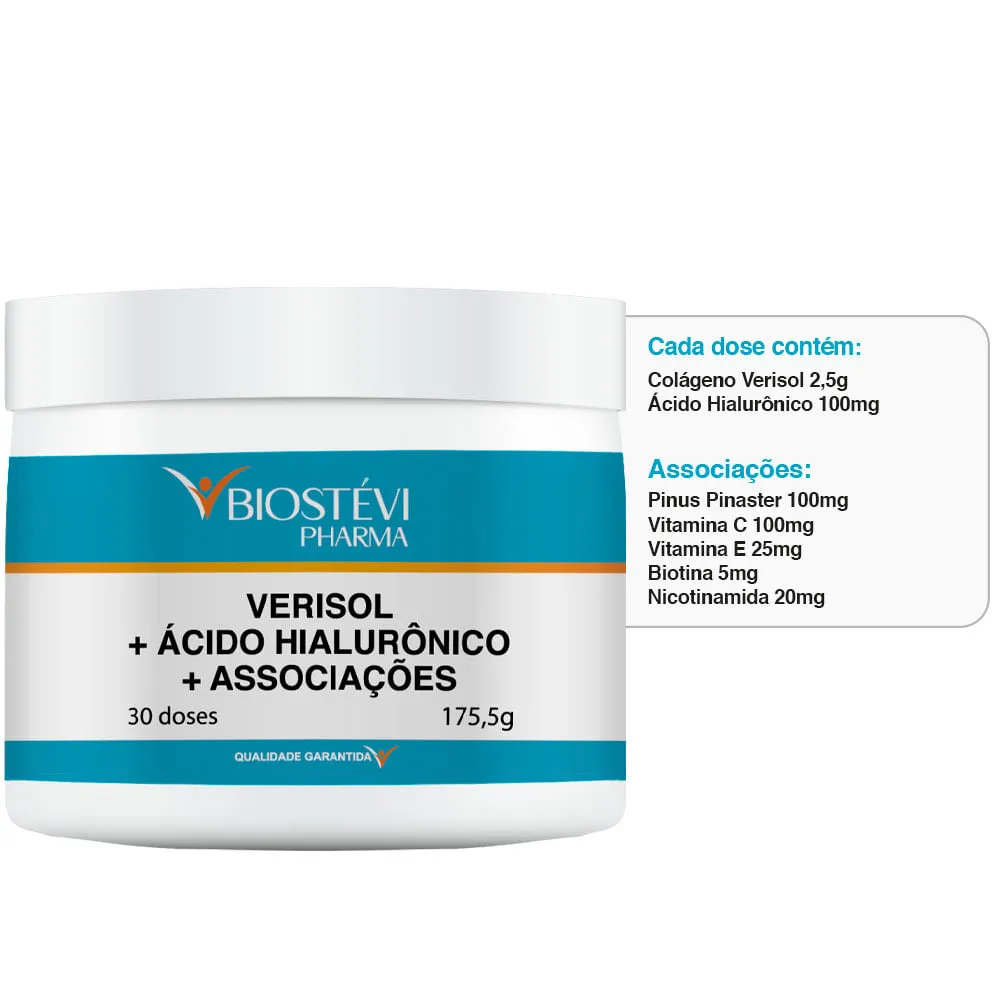 Verisol + Ácido Hialurônico + Pinus Pinaster e Vitaminas 175,5g 30 Doses