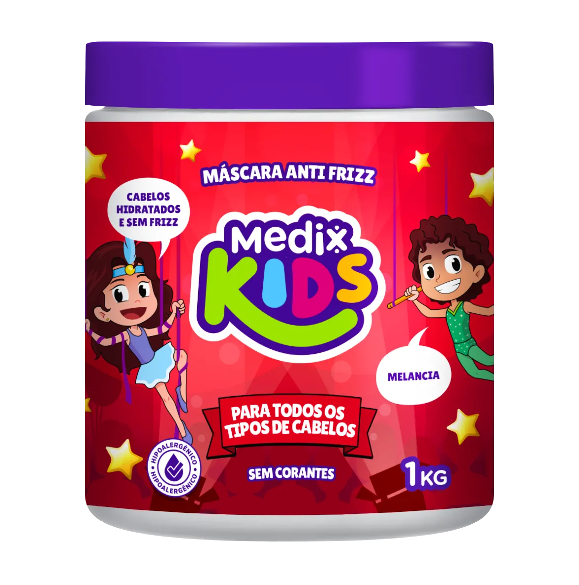 Mascára de Hidratação Medix Kids Antifrizz