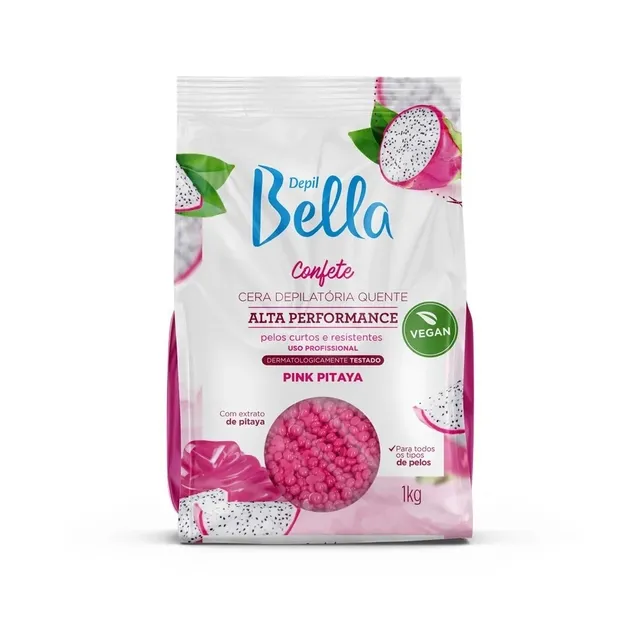 Cera Depilatória Confete Alta Performance Pink Pitaya Depil Bella