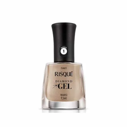 Esmalte Risqué Diamond Gel Tiramisu 9,5ml