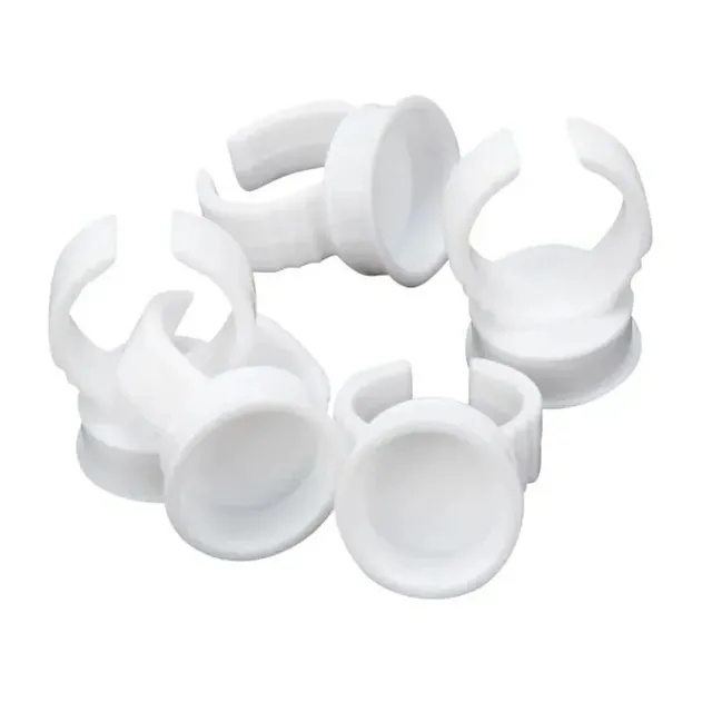 Anel Batoque Branco Para Micropigmentação 20un