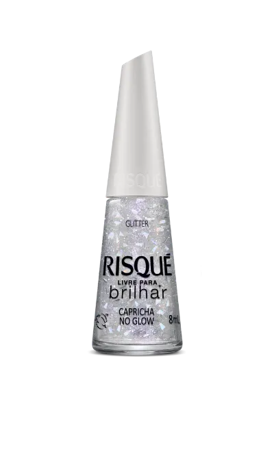 ESMALTE RISQUE LIVRE PARA BRILHAR CAPRICHA GLOW 8ML