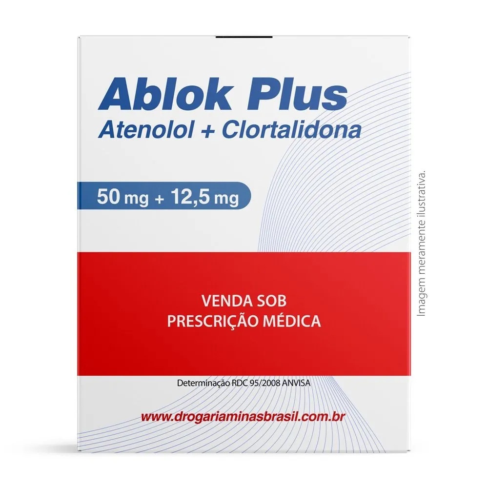 Ablok Plus 50mg + 12,5mg 30 Comprimidos
