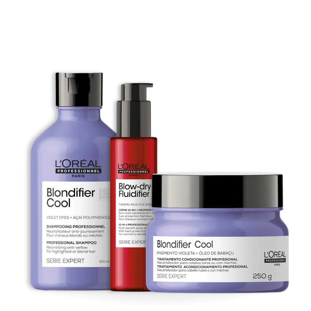 Loreal Blondifier Cool Duo + Fluidifier 150ml | Compre Aqui