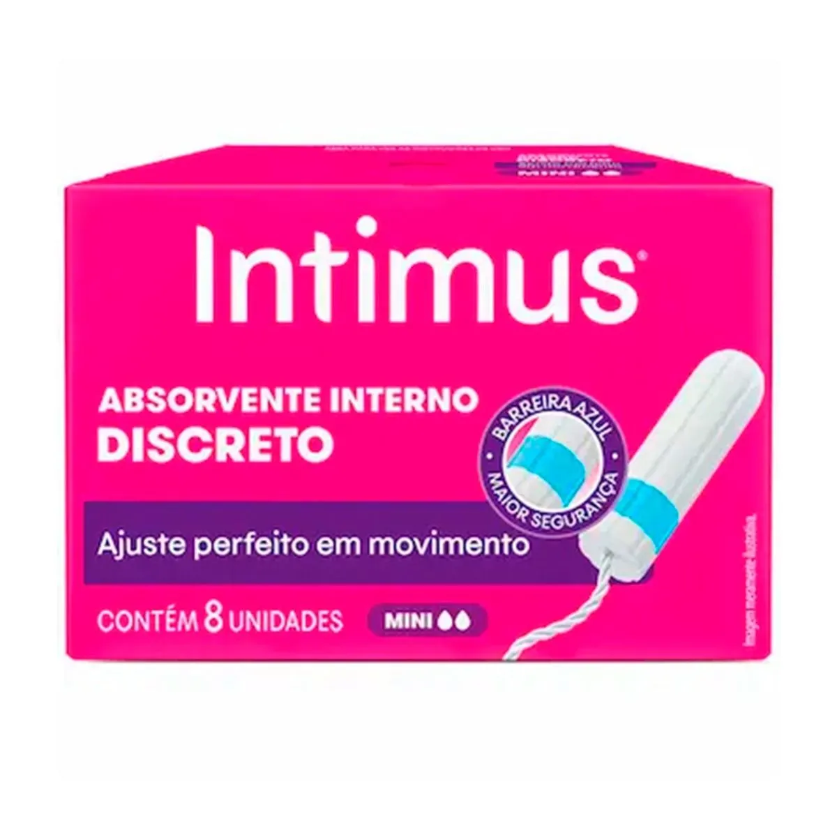Absorvente Interno Intimus MIni Com 08 Unidades