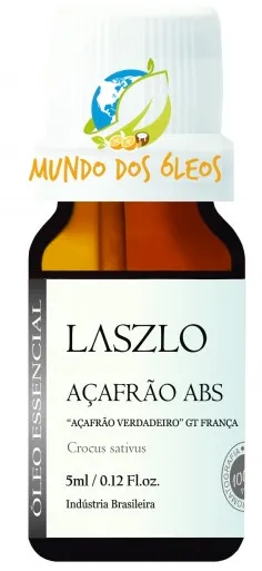 Óleo Absoluto de Açafrão - Laszlo - Frasco com 5ml