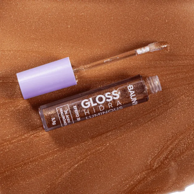 Gloss Hidra Luminous Choco Glow Bauny