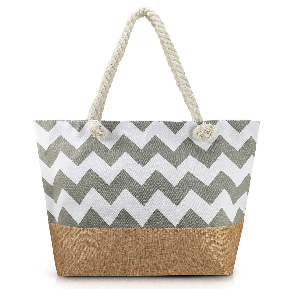 Bolsa de Praia Verão AFM19759 Jacki Design Cinza / Marrom