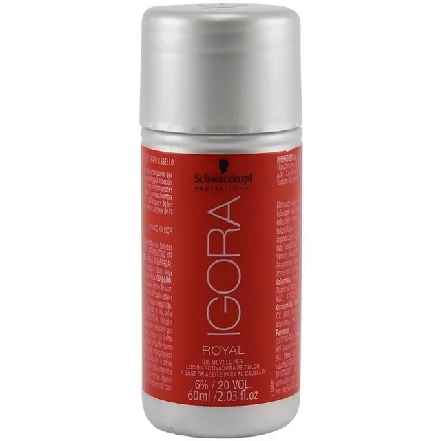 AGUA OXIGENADA IGORA ROYAL 20VOL 60ML