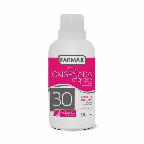 Água Oxigenada Farmax Cremosa 90ml Vol. 30