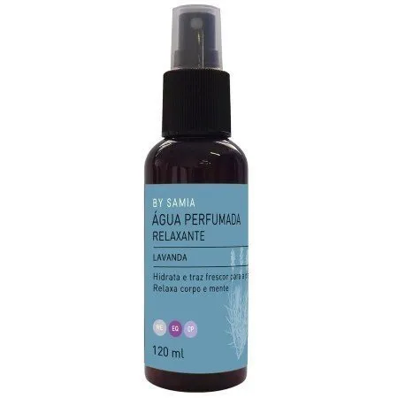 Água Perfumada Relaxante (Lavanda) - By Samia - Frasco com 120ml
