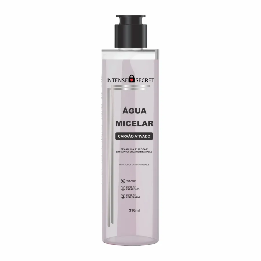 Água Micelar Carvão Ativado 310ml Intense Secret
