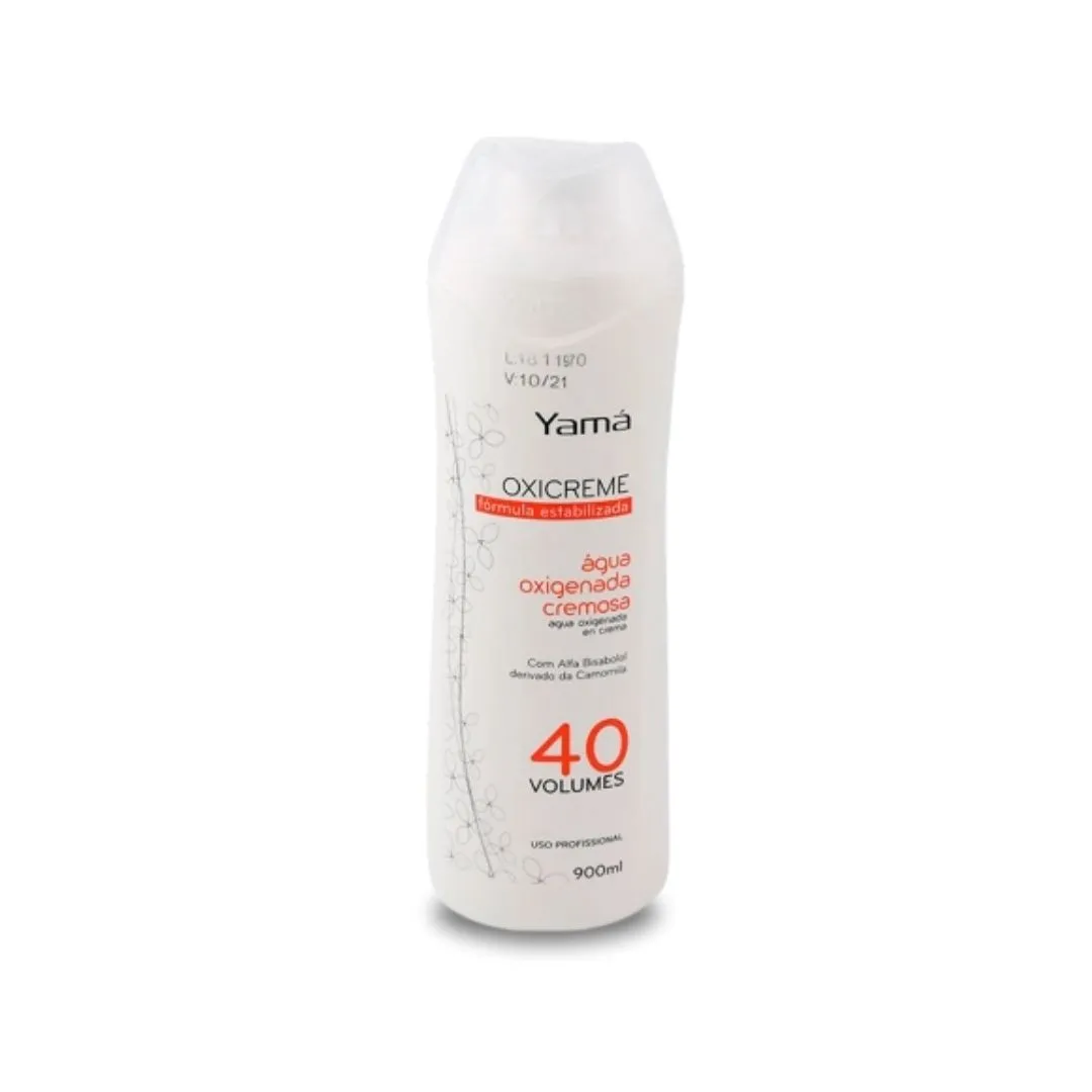 Água Oxigenada Yamá 900ml Cremosa 40 Volumes