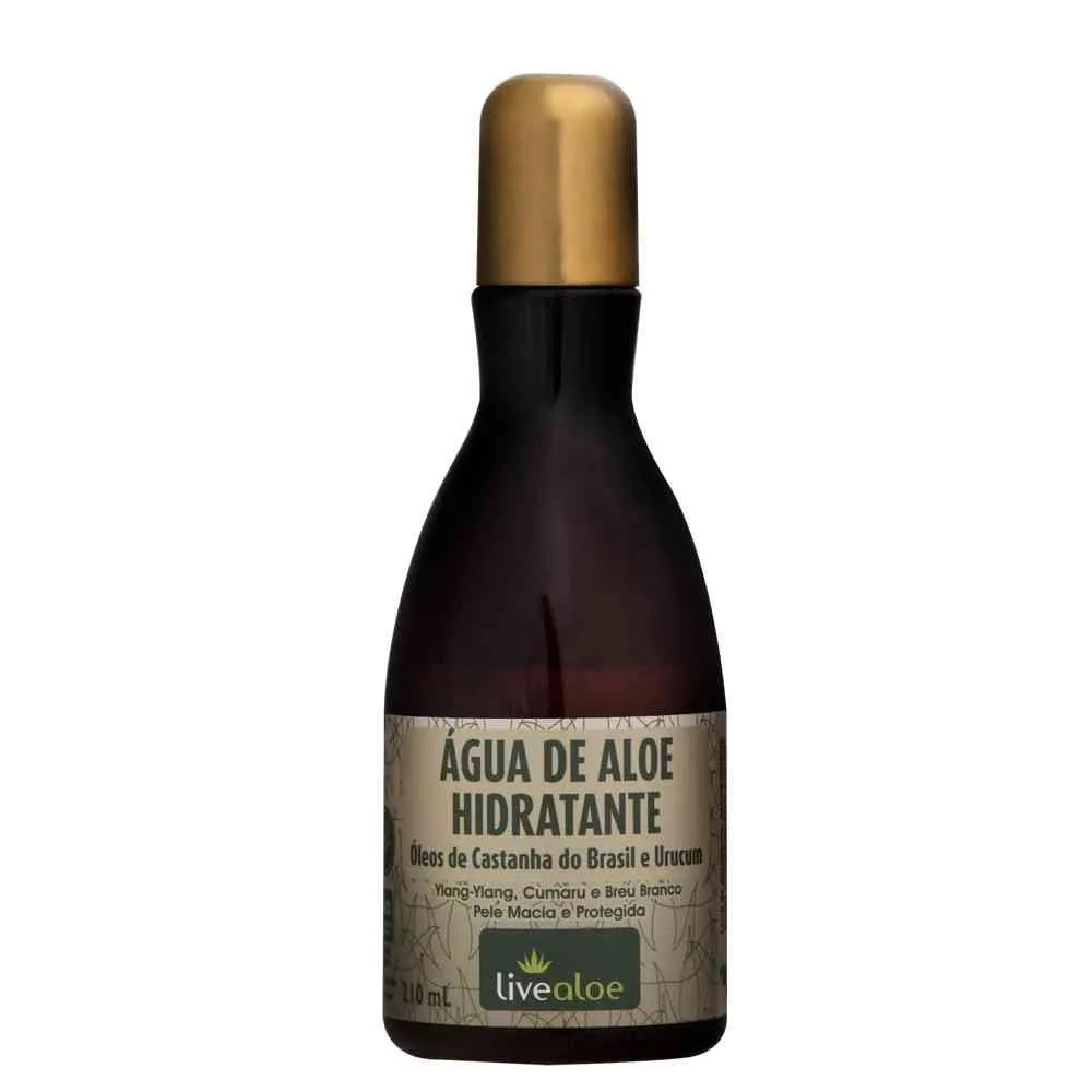 Água de Aloe Hidratante - LiveAloe - Frasco com 210ml