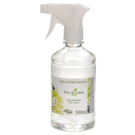 Água Perfumada Para Roupas Flor de Lótus - Arte dos Aromas - Frasco co