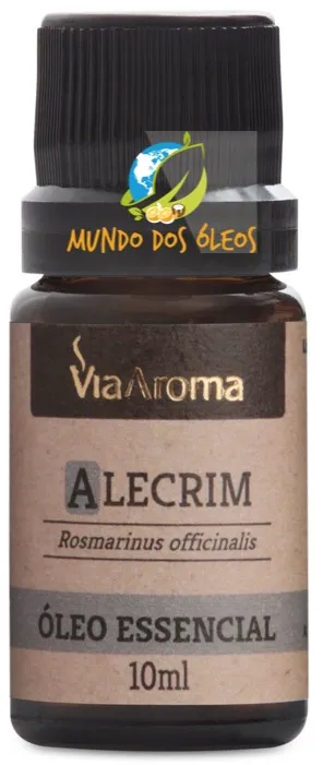 Óleo Essencial de Alecrim - Via Aroma - Frasco com 10ml