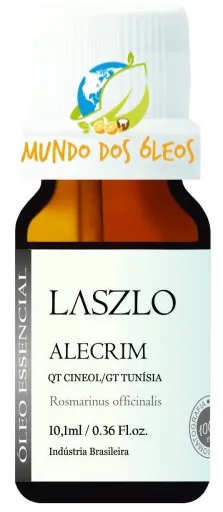 Óleo Essencial de Alecrim (Qt Cineol) Gt Tunísia - Laszlo - Frasco com