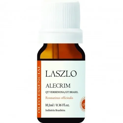 Óleo Essencial de Alecrim (Qt Verbenona) Orgânico - Laszlo - Frasco co