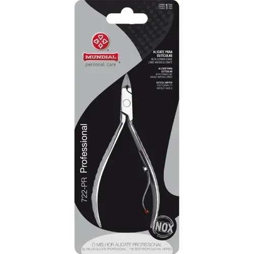 ALICATE MUNDIAL CUTICULA INOX 722 INOX