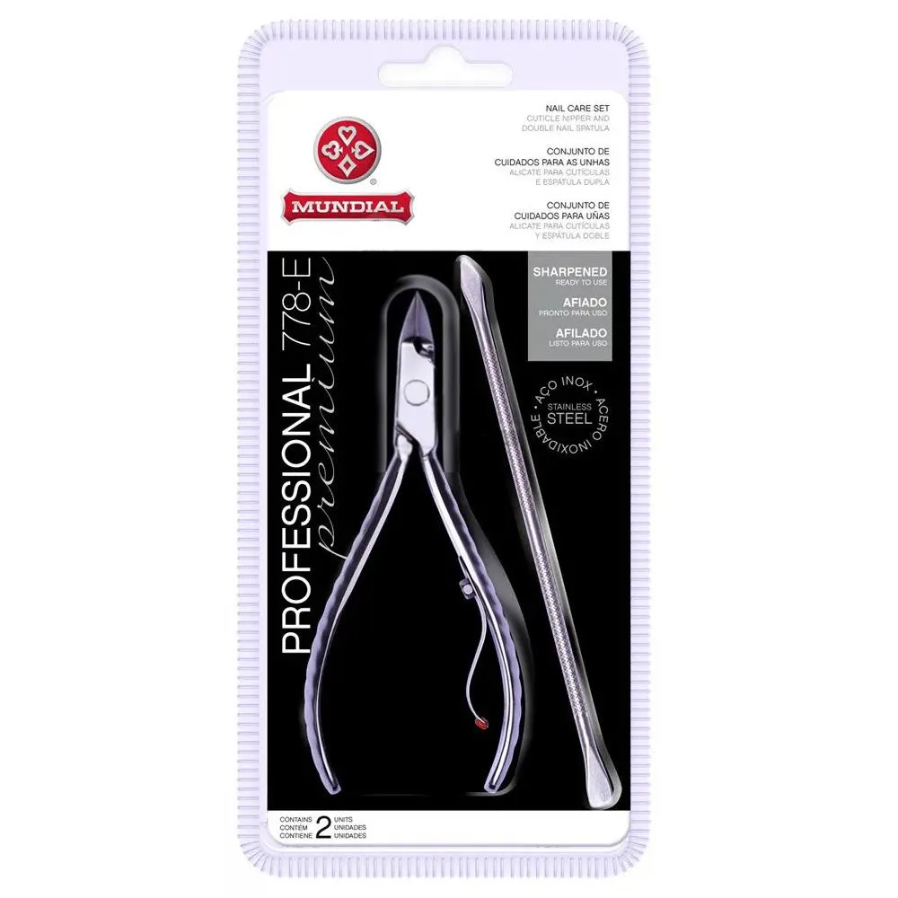 Alicate Mundial Profissional Afiado + Espatula Inox 778e