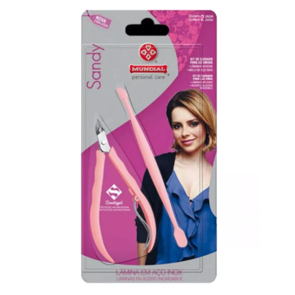 Alicate para Cutícula e Espatula Sandy Mundial