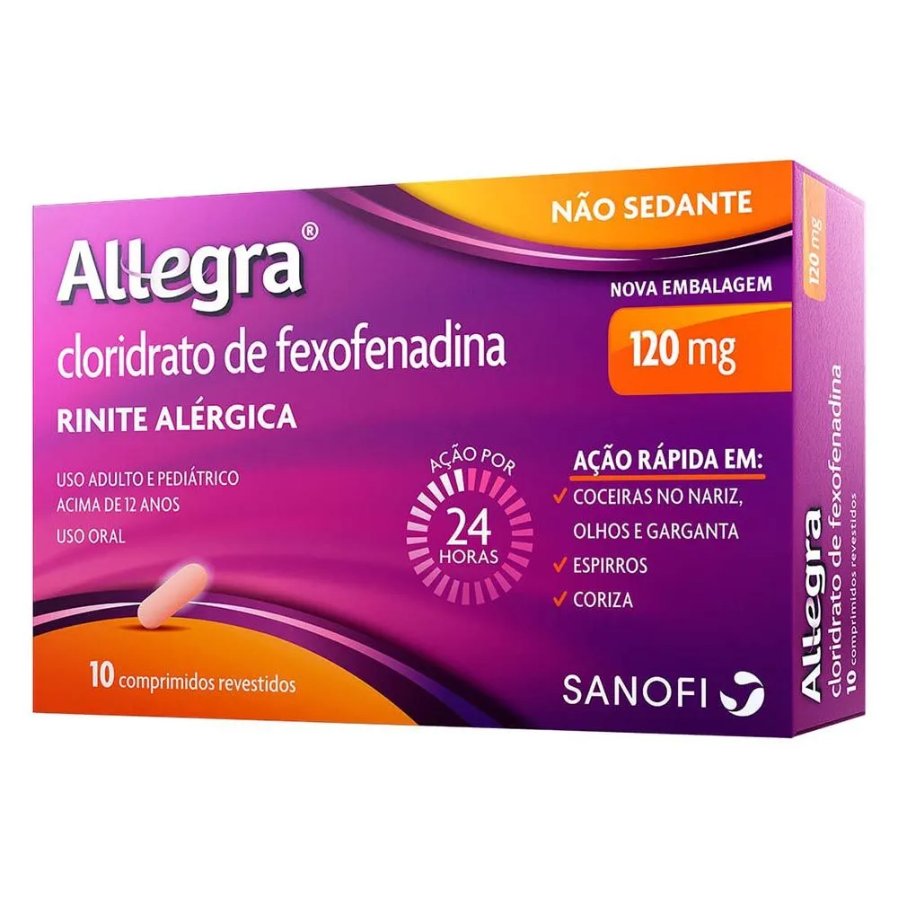 Allegra 120mg 10 Comprimidos