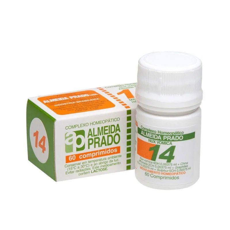 Almeida Prado Complexo Homeopático 14 Com 60 Comprimidos
