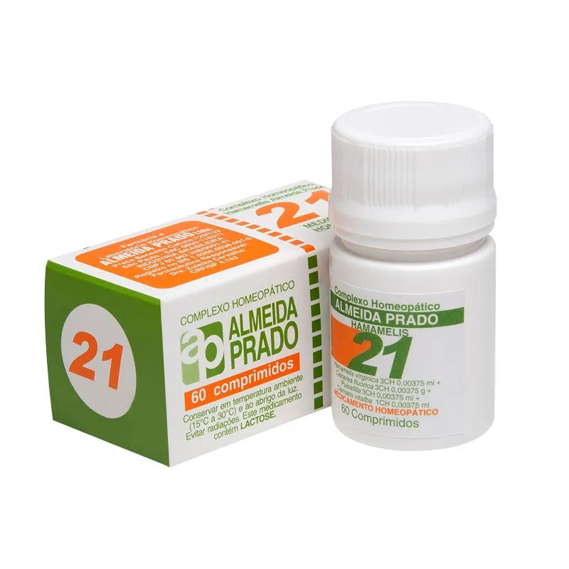Almeida Prado Complexo Homeopático 21 Com 60 Comprimidos