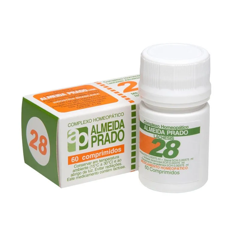 Almeida Prado Complexo Homeopático 28 Com 60 Comprimidos