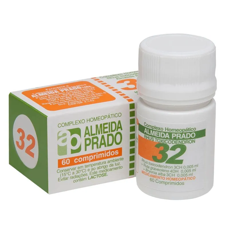 Almeida Prado Complexo Homeopático 32 Com 60 Comprimidos