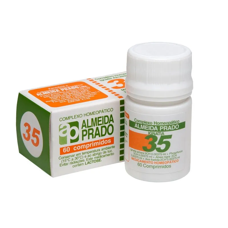 Almeida Prado Complexo Homeopático 35 Com 60 Comprimidos
