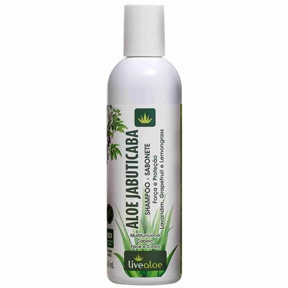 Aloe Jabuticaba - Shampoo/Sabonete - LiveAloe - Frasco com 240ml