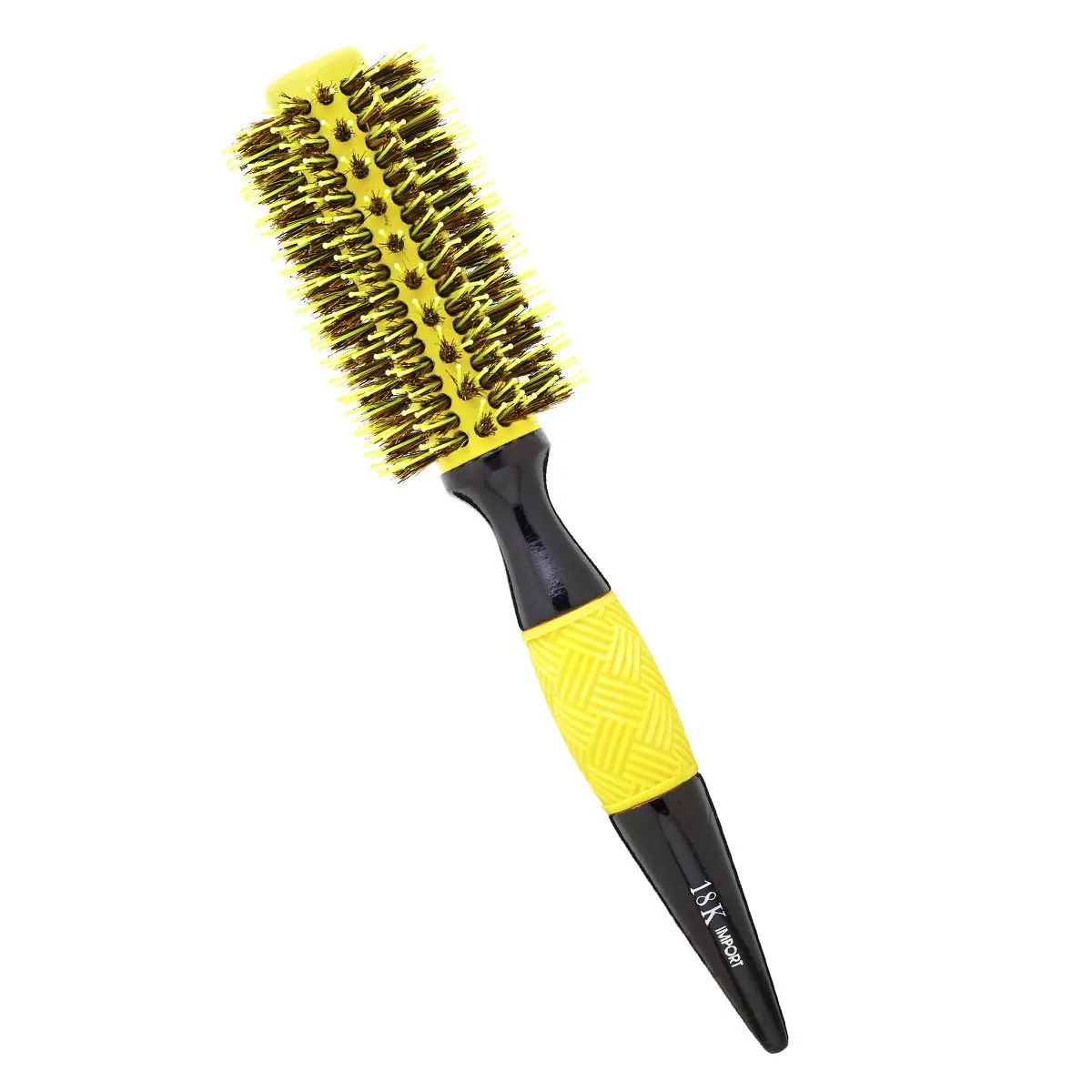 Escova de Cabelo Profissional em Cerâmica AGC 18K Amarela 60mm