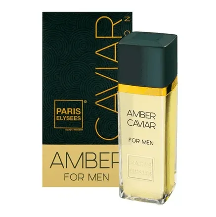 PERFUME MASCULINO AMBER CAVIAR PARIS ELYSEES EAU DE TOILETTE - 100ml