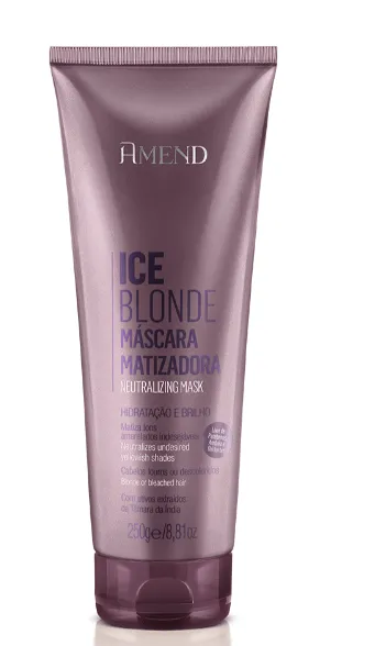 Amend Máscara Matizadora Ice Blonde 250G