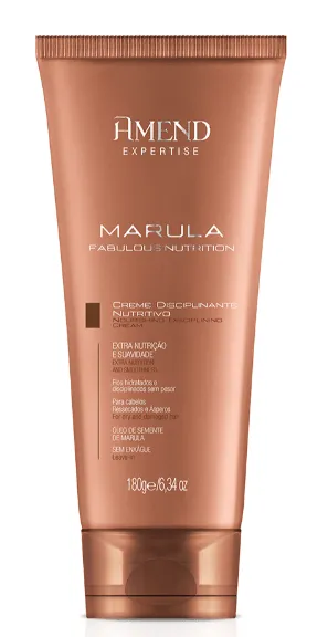Amend Creme Disciplinante Nutritivo Expertise Marula Fabulous Nutrition 180G