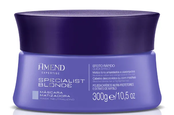 Amend Máscara Matizadora Expertise Specialist Blonde 300G