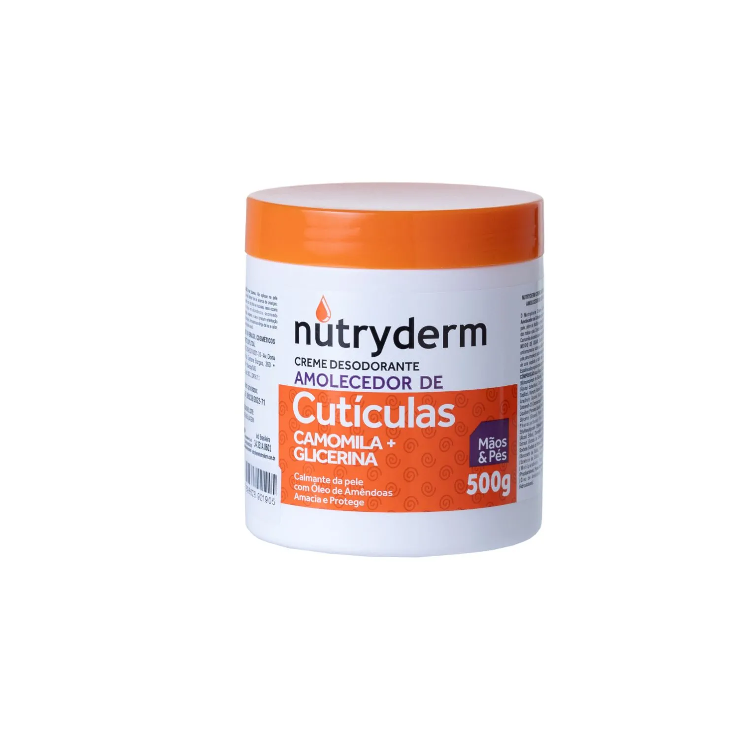 Amolecedor De Cuticulas  Nutryderm 500g