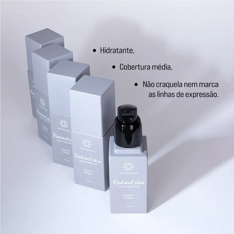 Ana Hickmann Beauty Base Líquida Semi Matte Radiant Skin 30g