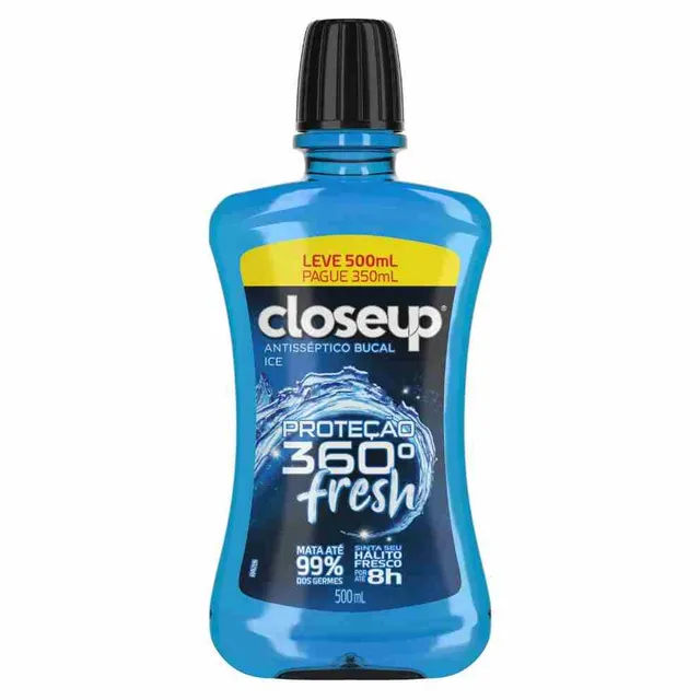 Antisséptico Bucal Ice Leve 500ml Pague 350ml - Close Up