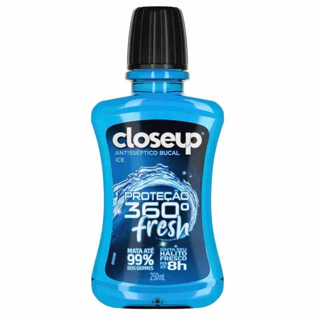 Antisséptico Bucal Proteção 360º Fresh Ice com Álcool 250ml - Close Up