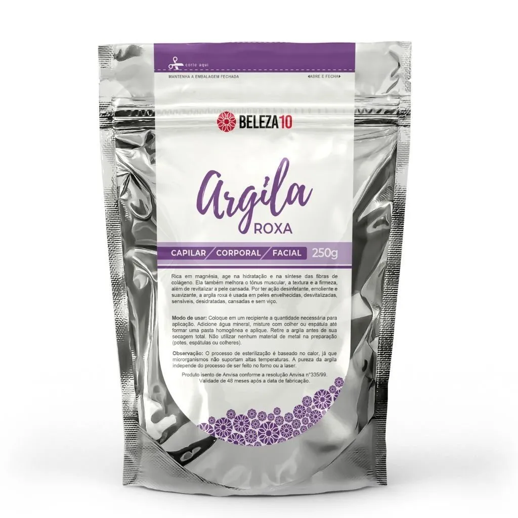 Argila Roxa Beleza10 Revitalizante 250g