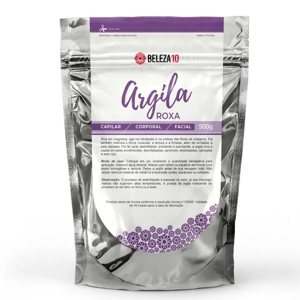 Argila Roxa Beleza10 Hidratante 500g