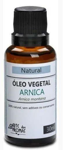 Óleo Vegetal de Arnica - Arte dos Aromas - Frasco com 30ml