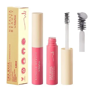 SÉRUM PARA CÍLIOS E SOBRANCELHAS TWO MUCH NATALIA BEAUTY BY RUBY ROSE 3,8ml