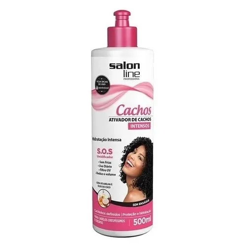 ATIVADOR CACHOS SALON LINE 500G SOS CACHOS INTENSOS